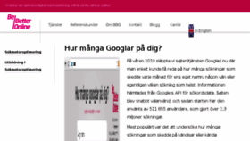 What Googlad.nu website looked like in 2017 (8 years ago)