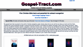 What Gospel-tract.com website looked like in 2017 (6 years ago)
