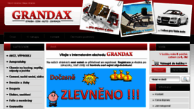 What Grandax.cz website looked like in 2017 (6 years ago)