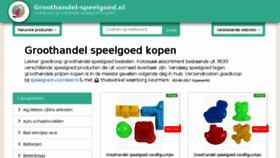 What Groothandel-speelgoed.nl website looked like in 2017 (6 years ago)
