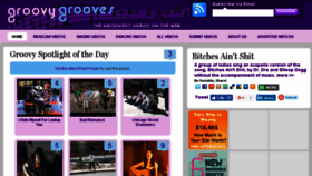 What Groovygrooves.com website looked like in 2017 (6 years ago)
