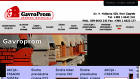 What Gavroprom.hr website looked like in 2017 (6 years ago)