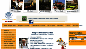 What Guidingprague.com website looked like in 2017 (6 years ago)