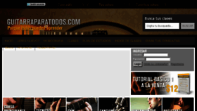What Guitarraparatodos.com website looked like in 2017 (6 years ago)