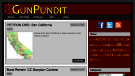 What Gunpundit.com website looked like in 2017 (7 years ago)