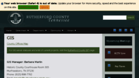 What Gis.rutherfordcountytn.gov website looked like in 2017 (6 years ago)