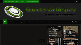 What Gazetadaregiao.com website looked like in 2017 (6 years ago)