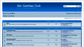 What Gambas-club.de website looked like in 2017 (6 years ago)