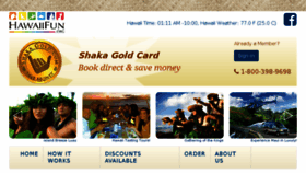 What Goldcard.hawaiifun.org website looked like in 2017 (6 years ago)