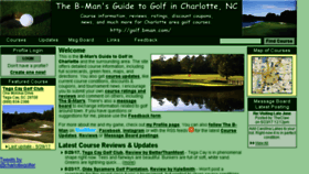 What Golf.bman.com website looked like in 2017 (6 years ago)