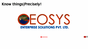 What Geosys.co.in website looked like in 2017 (6 years ago)