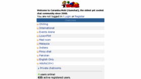 What Gumchat.mobi website looked like in 2017 (6 years ago)