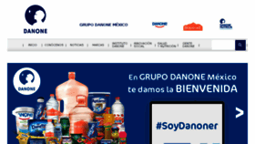 What Grupodanone.com.mx website looked like in 2017 (6 years ago)