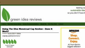 What Greenideareviews.com website looked like in 2017 (6 years ago)