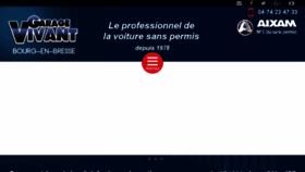 What Garage-vivant.fr website looked like in 2017 (6 years ago)