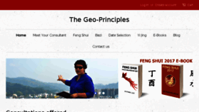 What Geo-principles.com website looked like in 2017 (6 years ago)