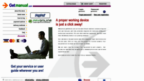 What Getmanual.com website looked like in 2017 (6 years ago)