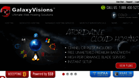 What Galaxyvisions.com website looked like in 2017 (6 years ago)
