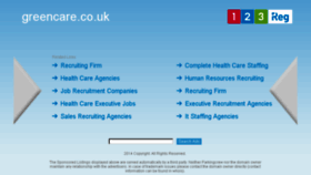 What Greencare.co.uk website looked like in 2017 (6 years ago)