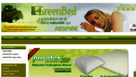 What Greenbed.fr website looked like in 2017 (6 years ago)