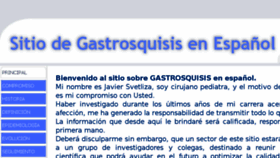 What Gastrosquisis.org website looked like in 2017 (6 years ago)