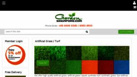 What Gardensingapore.com website looked like in 2017 (6 years ago)