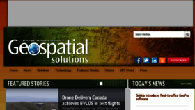 What Geospatial-solutions.com website looked like in 2017 (6 years ago)