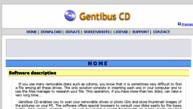 What Gentibus.com website looked like in 2017 (6 years ago)