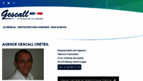 What Gescall-creteil.fr website looked like in 2017 (6 years ago)