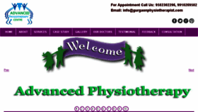 What Gurgaonphysiotherapist.com website looked like in 2017 (6 years ago)