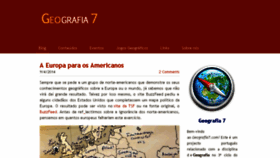 What Geografia7.com website looked like in 2017 (6 years ago)