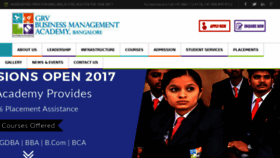 What Grvacademy.com website looked like in 2017 (6 years ago)