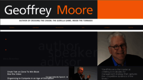 What Geoffreyamoore.com website looked like in 2017 (6 years ago)