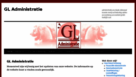 What Gladministratie.nl website looked like in 2017 (6 years ago)