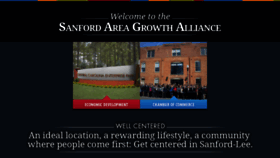 What Growsanfordnc.com website looked like in 2017 (6 years ago)