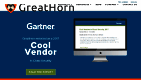What Greathorn.com website looked like in 2017 (6 years ago)