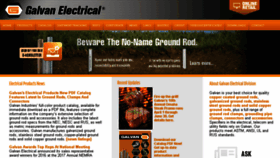 What Galvanelectrical.com website looked like in 2017 (6 years ago)