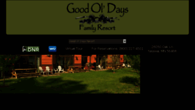 What Goodoldaysresort.com website looked like in 2017 (6 years ago)