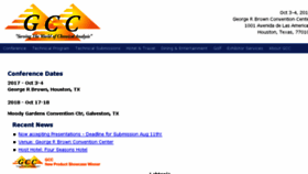 What Gulfcoastconference.com website looked like in 2017 (6 years ago)