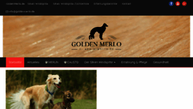 What Goldenmerlo.de website looked like in 2017 (6 years ago)