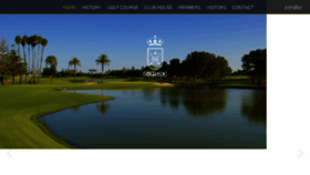 What Golfsotogrande.com website looked like in 2017 (6 years ago)