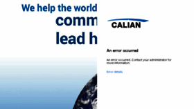 What Go.calian.com website looked like in 2017 (6 years ago)