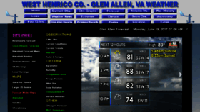 What Glenallenweather.com website looked like in 2017 (6 years ago)