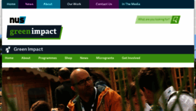 What Green-impact.org.uk website looked like in 2017 (7 years ago)