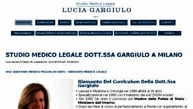 What Gargiulomedicolegale.it website looked like in 2017 (6 years ago)