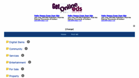 What Getadsonline.com website looked like in 2017 (6 years ago)