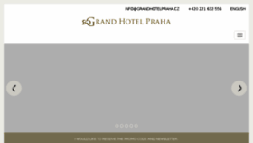 What Grandhotelpraha.cz website looked like in 2017 (6 years ago)