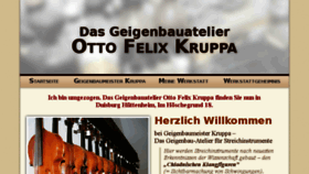 What Geigenbau-kruppa.de website looked like in 2017 (6 years ago)