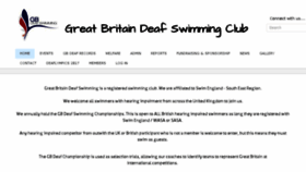 What Gbdeafswimming.org website looked like in 2017 (6 years ago)
