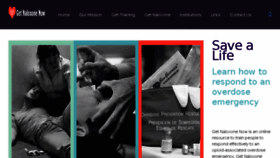 What Getnaloxonenow.org website looked like in 2017 (8 years ago)